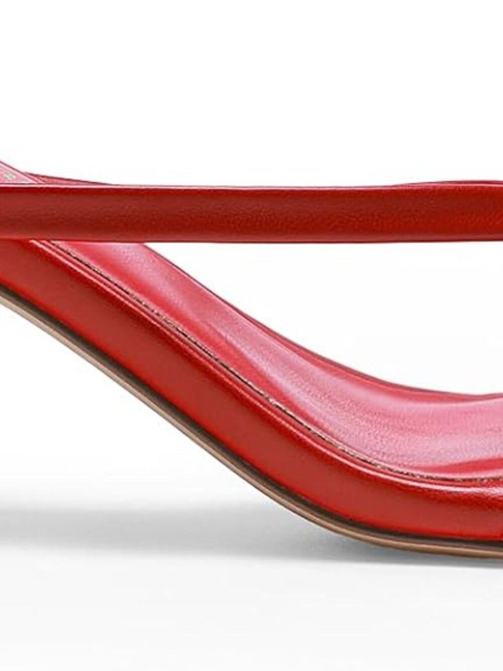 Kitten Heels for Women Flip Flops Slip on Low Heels Open Square Toe Thong Heeled - Picture 3 of 5